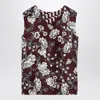 'S MAX MARA 'S MAX MARA REVERSIBLE PATTERNED CAMISOLE TOP