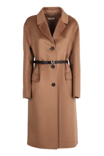 's Max Mara S Max Mara Rubens Wool And Cashmere Coat In Brown