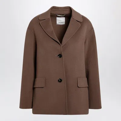 'S MAX MARA MAX MARA S BROWN DOUBLEWOOL SINGLEBREASTED JACKET