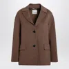 S Max Mara Max Mara S Brown Doublewool Singlebreasted Jacket In Brown