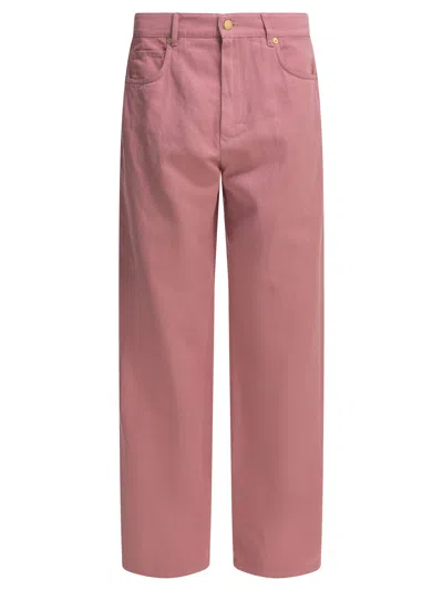 's Max Mara Max Mara S Casual Cotton Linen Pants In Pink