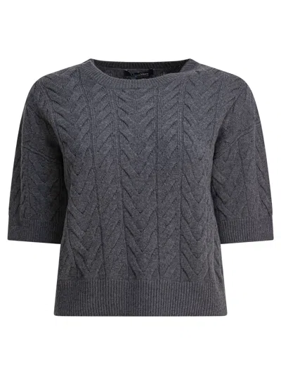 S Max Mara Max Mara S Grey Wool  Knitwear