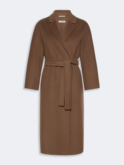 S Max Mara Max Mara S Mud Wool Esturia Coat In Brown