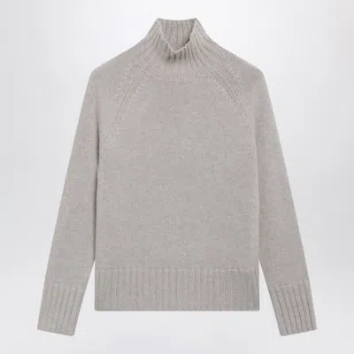 S Max Mara Max Mara S Turtleneck Sweater In Wool And Cashmere In Gray