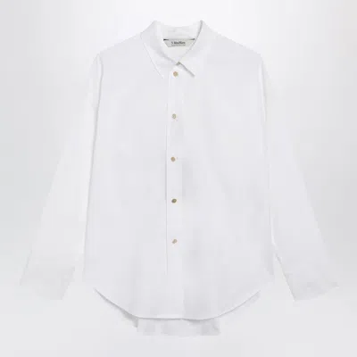 S MAX MARA MAX MARA S WHITE COTTON SHIRT