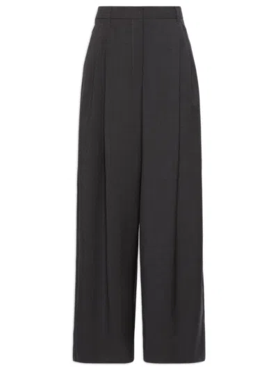 S Max Mara Smmtaro Palazzo Trousers In Black