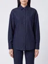 S Max Mara Camicia Denim Nora In Blue