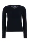 's Max Mara Midnight Blue Wool Idoneo Sweater In Black