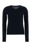 's Max Mara Midnight Blue Wool Idoneo Sweater In Black