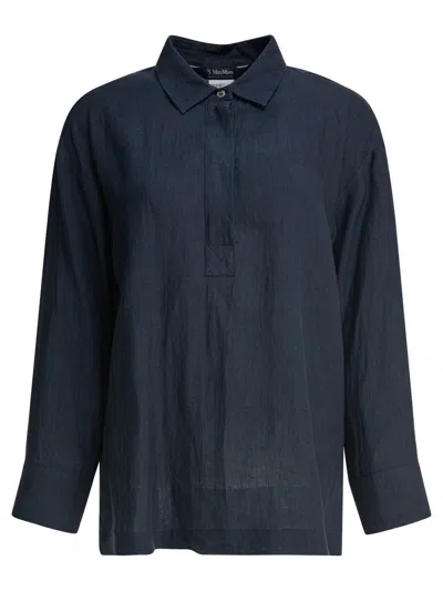 's Max Mara Shirts In Blue
