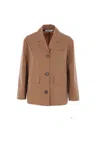 S Max Mara Button-up Blazer In Brown