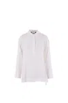 's Max Mara Linen Canvas Shirt In Optical White
