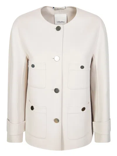 's Max Mara Short Wool Jacket In Beige