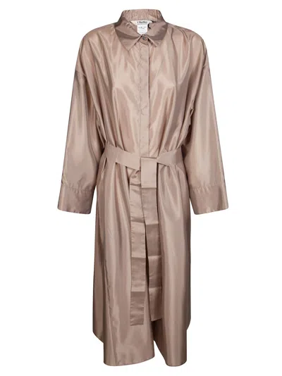 's Max Mara Silk Chemisier Mini For Women In Rosa