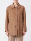 S Max Mara Button-fastening Patch-pocket Jacket In Brown