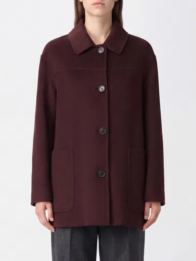 S Max Mara ' Coat In Burgundy