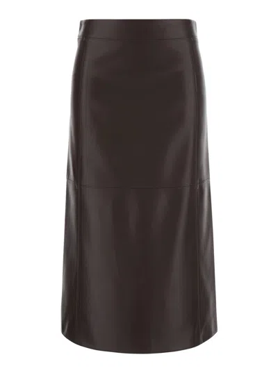 S Max Mara ' Skirt In Brown