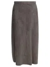 S Max Mara High Waist Skirts Seam Detailing In Gray