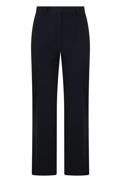 S Max Mara ' Sleek Straight High-waist Trousers With Comfortable Fit In Black