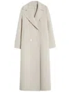 S Max Mara Custodi Double-breasted Virgin Wool Coat In Blue