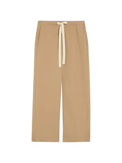 S Max Mara ' Straight Leg Cotton Trousers - Size S In Multi