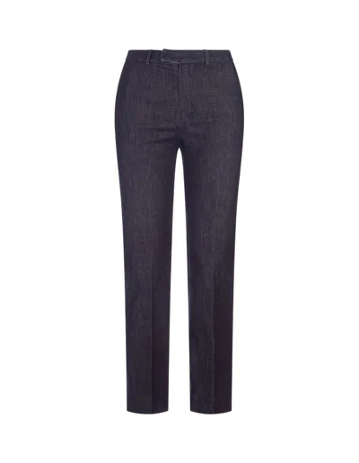 's Max Mara Straight Leg Cropped Jeans In Blue