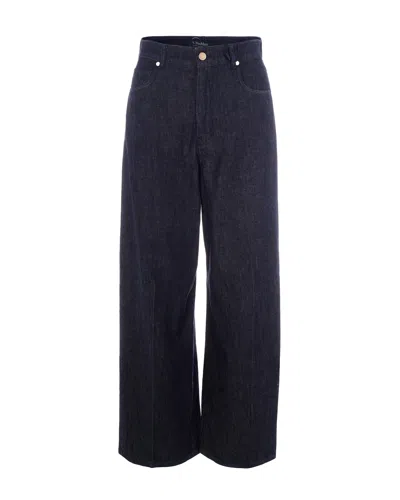 S Max Mara ' Straight-leg Denim Jeans In Navy