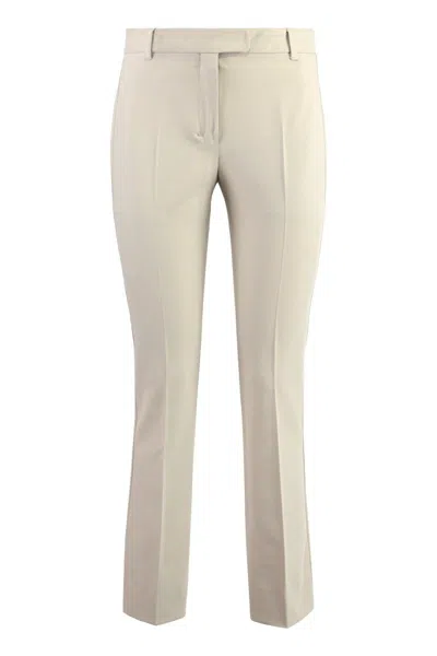 S MAX MARA 'S MAX MARA STRETCH VISCOSE TROUSERS WITH FLARED HEM