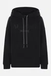 's Max Mara Technical Jersey Sweatshirt In Black