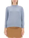 S Max Mara Crewneck Long-sleeved Jumper In Blue