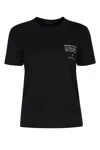 S Max Mara Graphic Print Crew Neck T-shirt With Chest Pocket