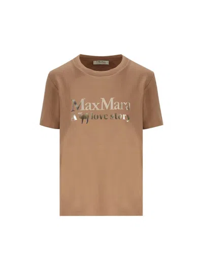 's Max Mara Quieto T-shirt In Brown
