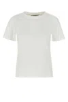 S Max Mara Gemma Short Sleeves T-shirt In White