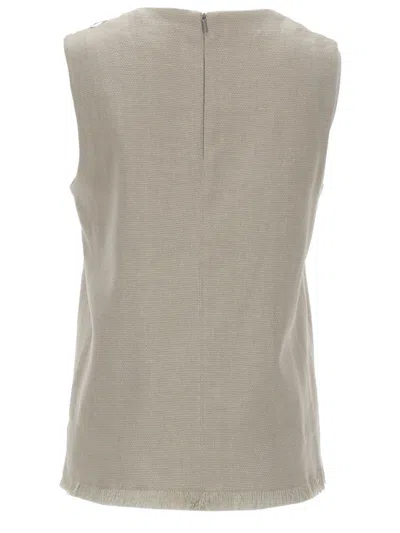 S Max Mara ' Tank Top In Beige