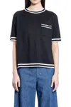 S Max Mara Top Con Tasca In Filato Di Lino Beati