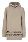 's Max Mara Hooded Oversized Sweatshirt Ribbed Cuffs In Neutral