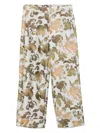 S Max Mara Leda Silk Wide-leg Trousers In Beige