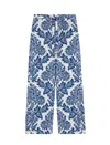 's Max Mara S Max Mara Merano Long Trouser Blue In Blue