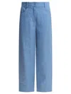 S Max Mara Tailored Trousers With Pockets And Loops In Blue