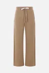 's Max Mara Drawstring High-waisted Trousers In Brown