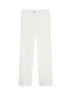 S Max Mara Women's Cervia White Vuelta Camal Pants In White