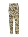 S Max Mara Leda Silk Wide-leg Trousers In Yellow