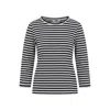 S Max Mara Durata Long-sleeved Striped T-shirt In Beige