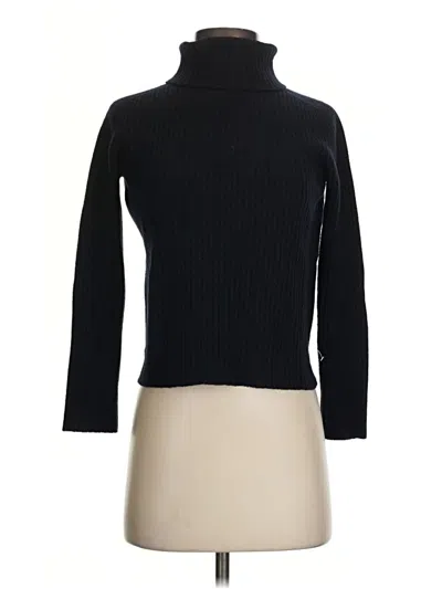 Pre-owned S Max Mara ' Turtleneck Sweater In Black