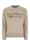 S Max Mara Women's Veronica - Wool And Cashmere Crew-neck Sweater In Beige