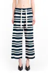 's Max Mara Striped Straight-leg Trousers In Blue