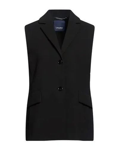 S Max Mara ' Woman Blazer Black Size 6 Polyester, Acetate