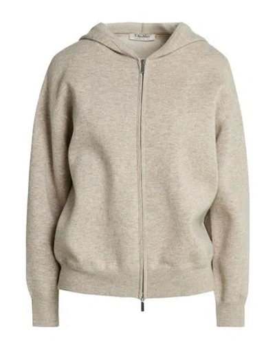 S Max Mara ' Woman Cardigan Beige Size Xs Wool, Cashmere, Polyamide, Elastane In Multi