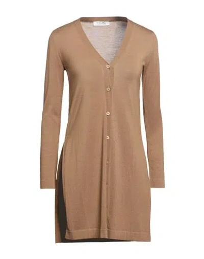 S Max Mara ' Woman Cardigan Light Brown Size Xs Virgin Wool