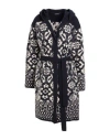 S Max Mara ' Woman Cardigan Midnight Blue Size L Wool, Mohair Wool, Polyamide, Cashmere, Elastane